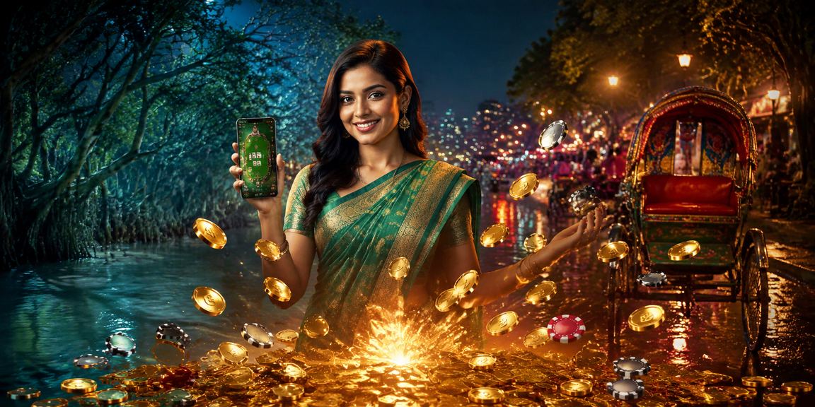 ঢাকায় FK777 পোকার গেম খেলছেন একজন বাংলাদেশি নারী খেলোয়াড়